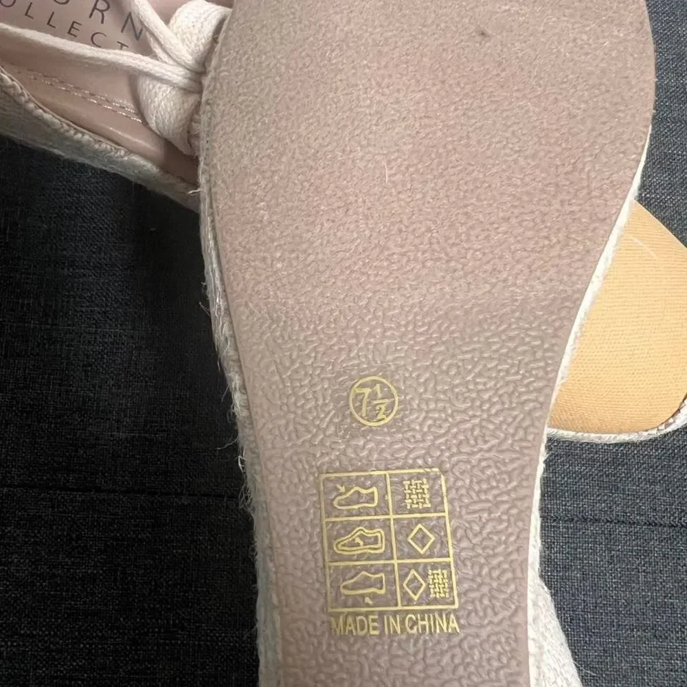 Journee-collection Women's Yellow and Tan Espadrilles